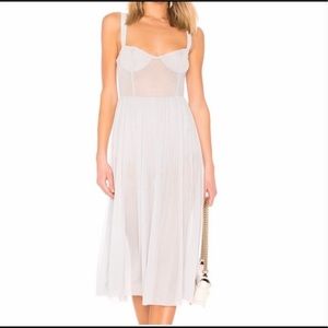 Majorelle • “Rina” Sheer Glitter Revolve Dress